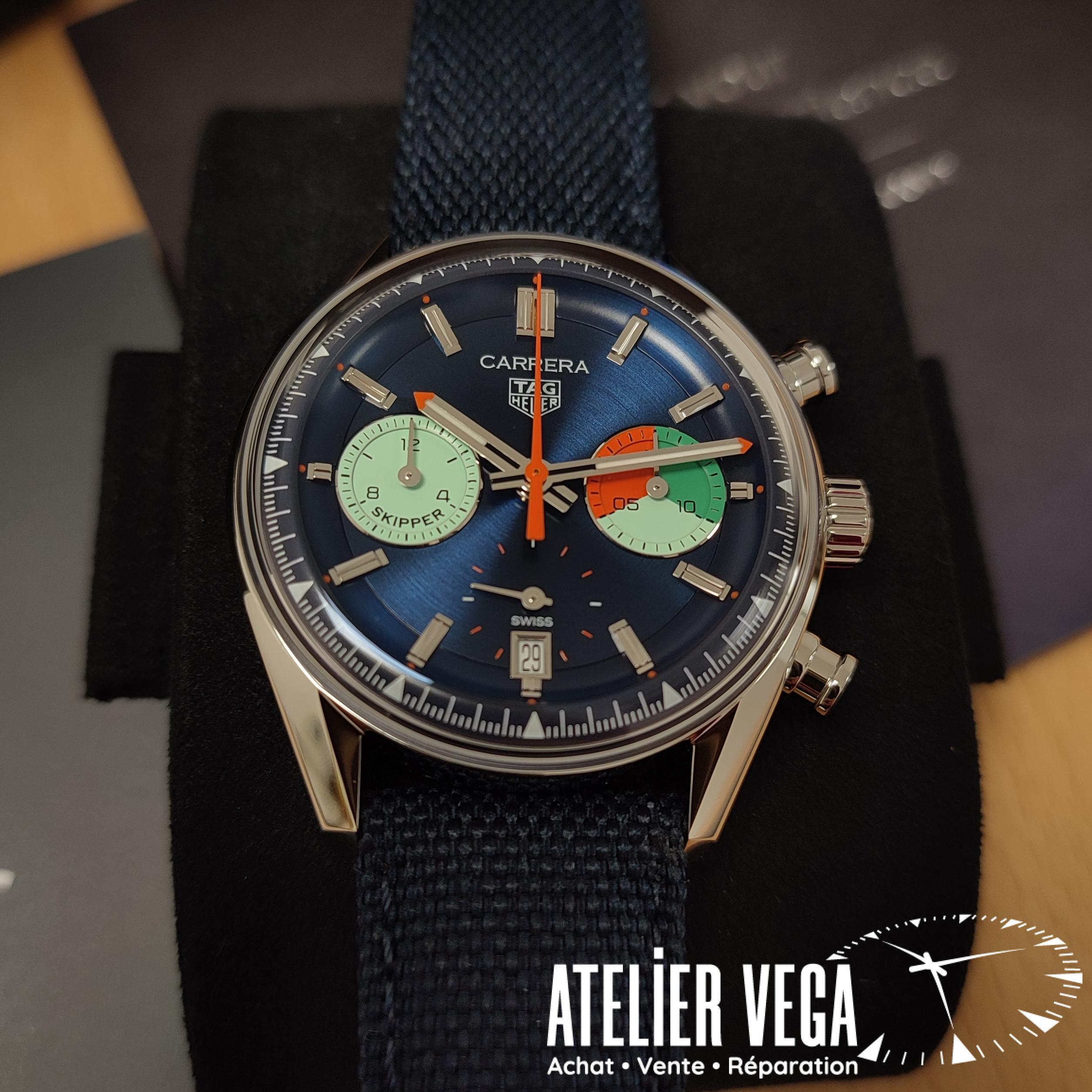 TAG Heuer Carrera Chronograph Skipper Full set de 2024 Jamais portée