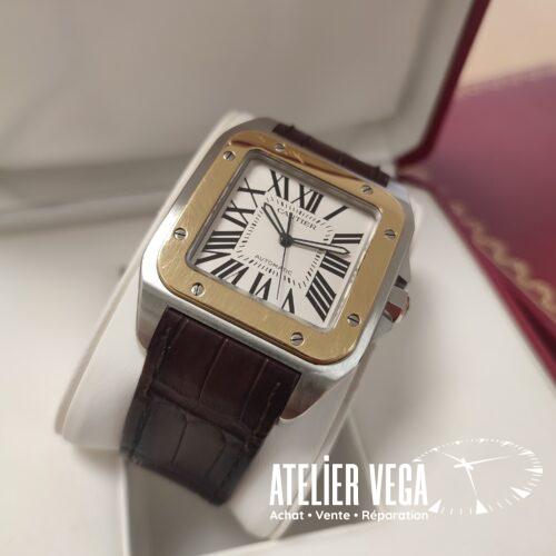 Santos 100 de Cartier Ref 2878 en très bon état full set de 2005