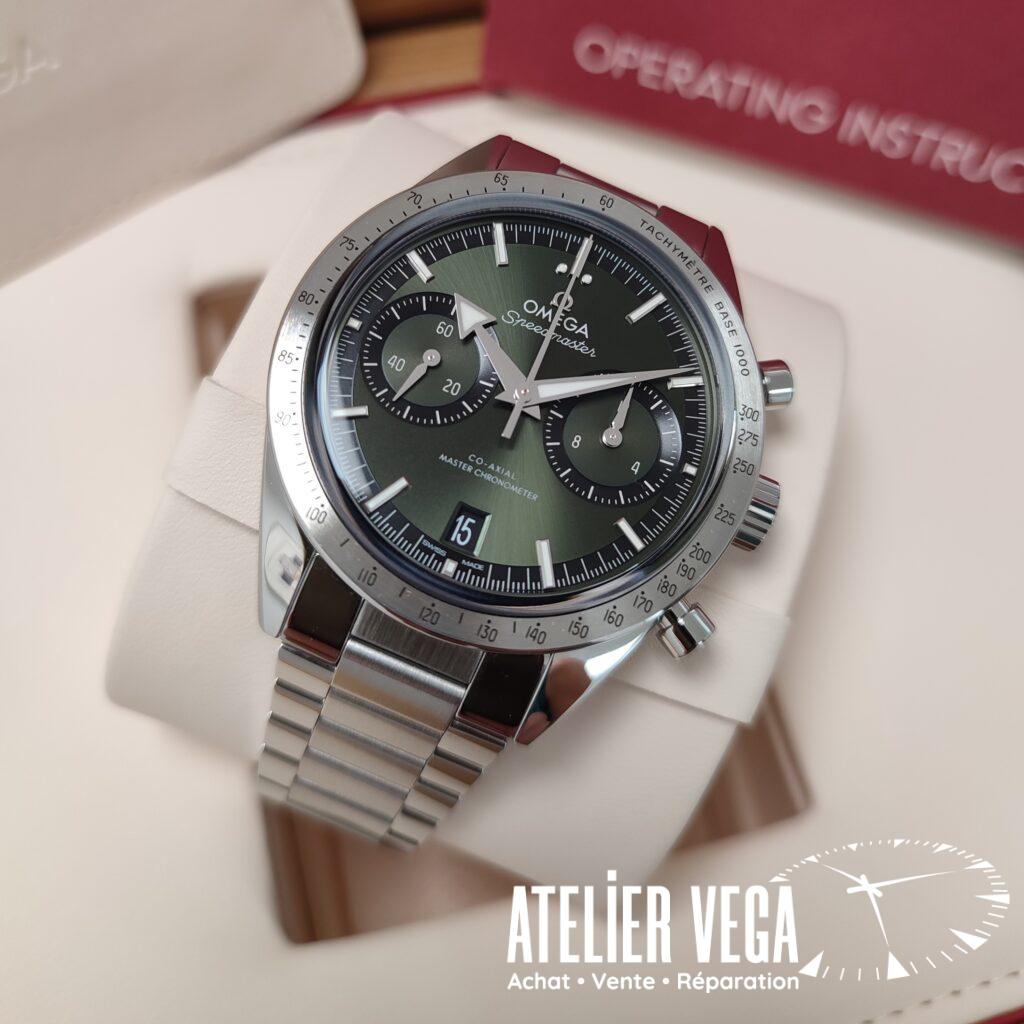 Omega Speedmaster 57 Cadran vert full set de 2024