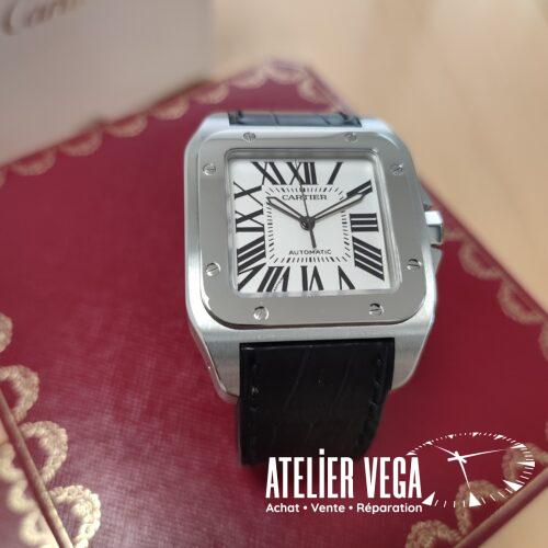 Cartier Santos 100 XL Ref 2656 full set de 2007 en très bon état