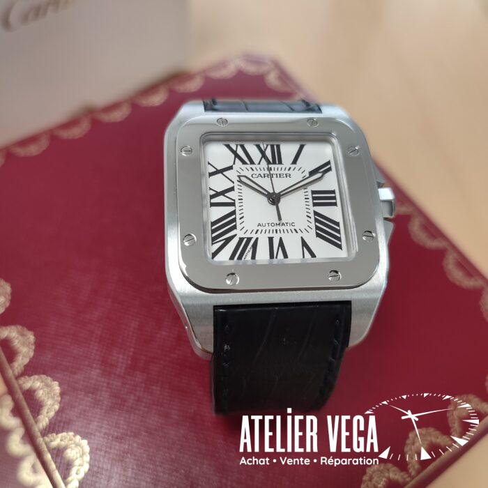 Cartier Santos 100 XL Ref 2656 full set de 2007 en très bon état