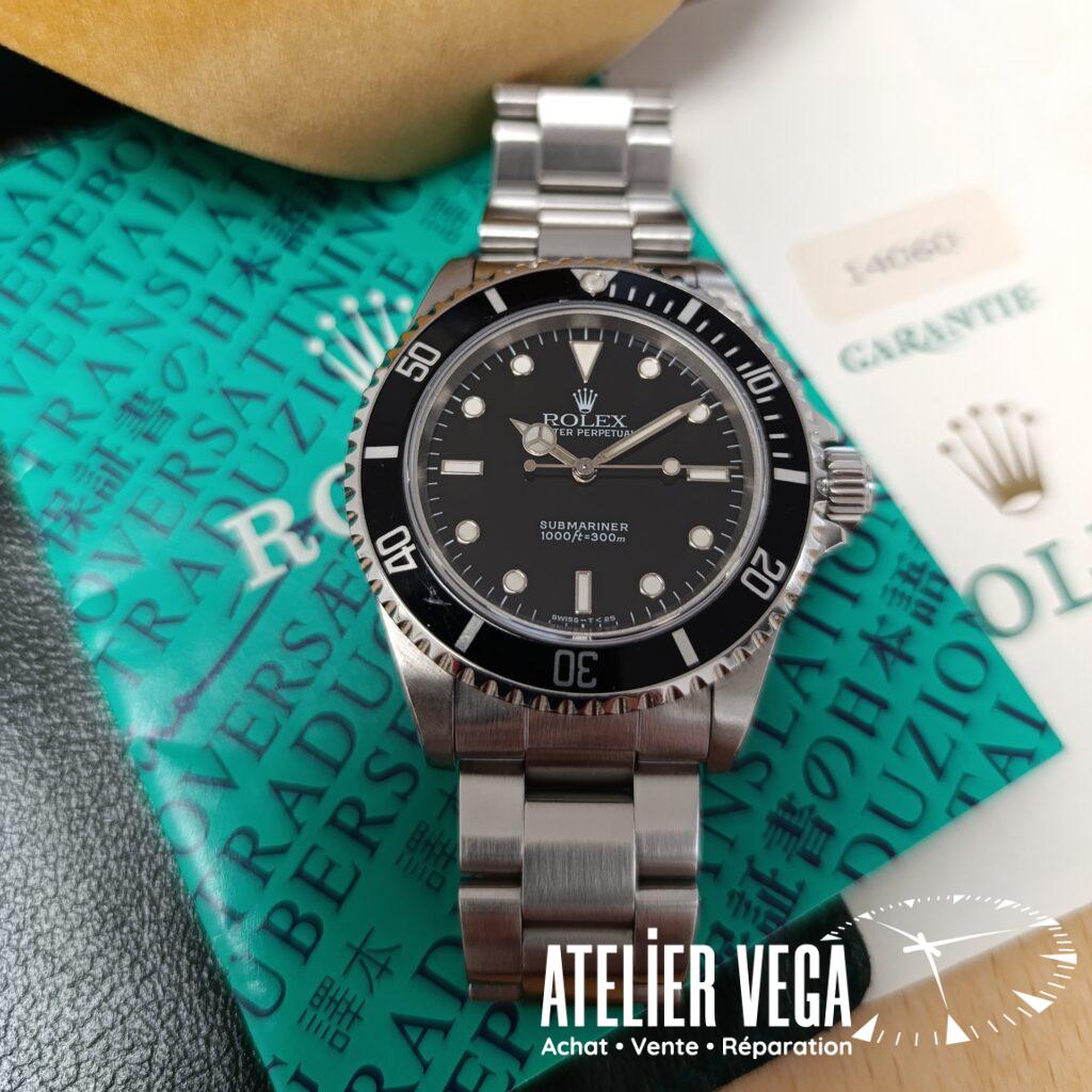 Rolex Submariner 14060 de 1966 avec papiers et boite d'origine