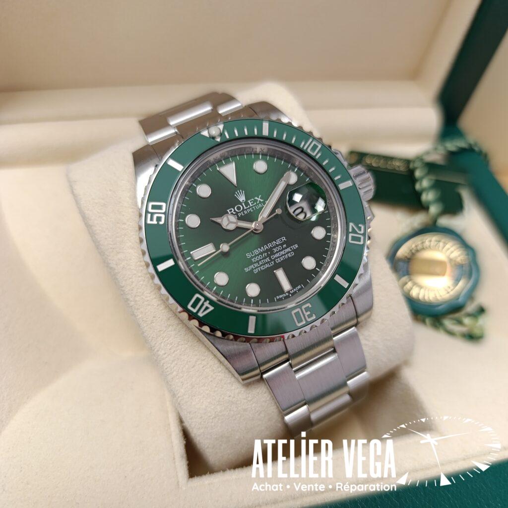 Rolex Submariner HULK 116610LV MK1 de 2013 en excellent état
