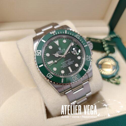 Rolex Submariner HULK 116610LV MK1 de 2013 en excellent état