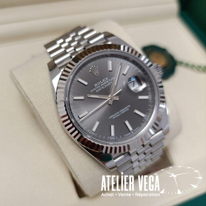 Rolex DateJust 41mm Rhodium Etat Neuf de 2025
