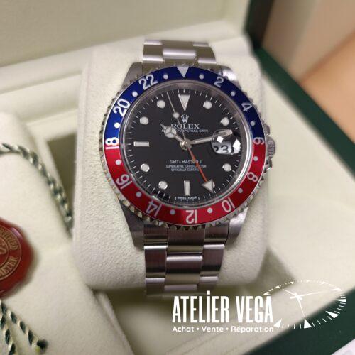 Rolex GMT Master II 16710 Pepsi de 2006 en excellent état