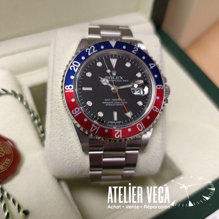 Rolex GMT Master II 16710 Pepsi de 2006 en excellent état