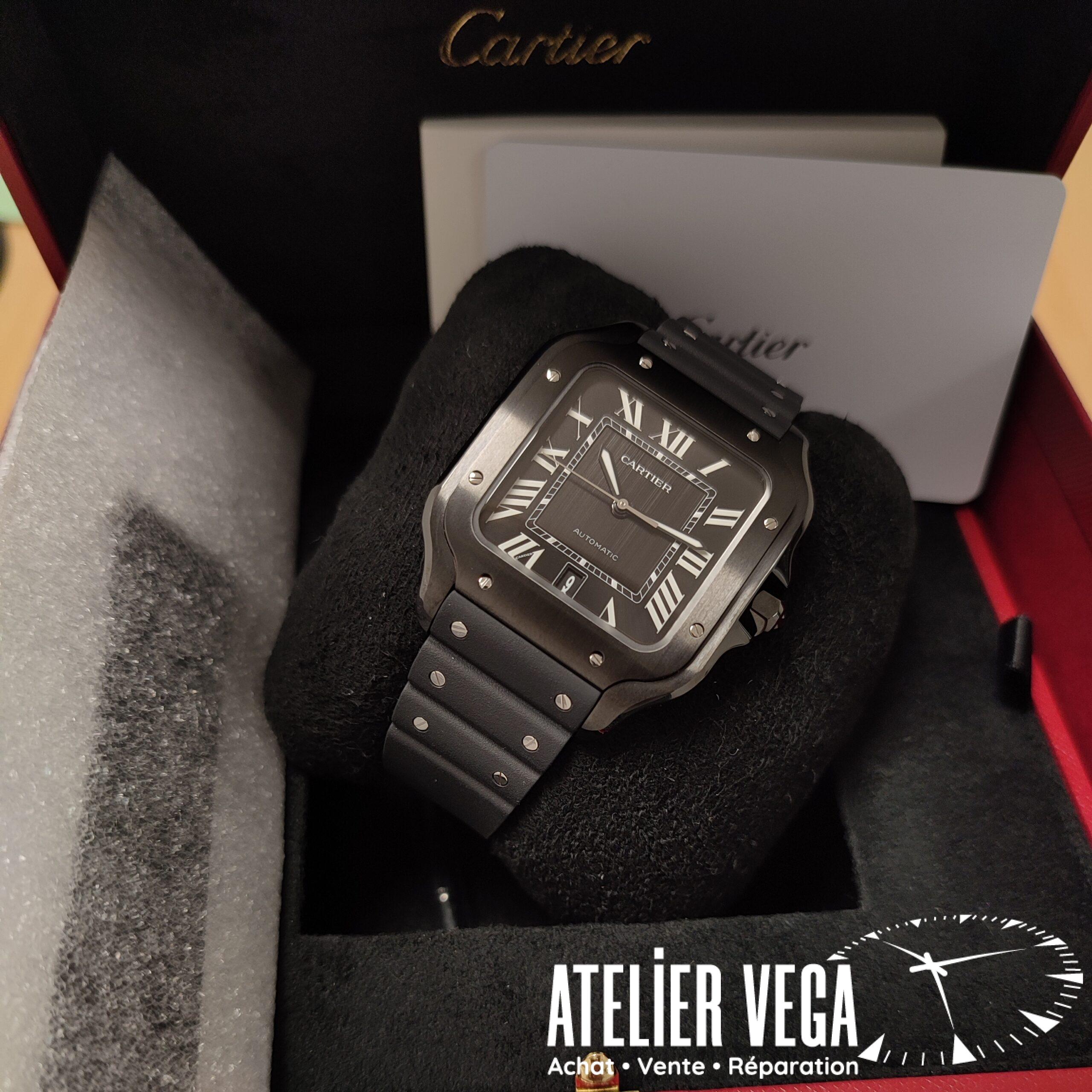 Santos de Cartier Grand Modèle Acier ADLC – Image 4