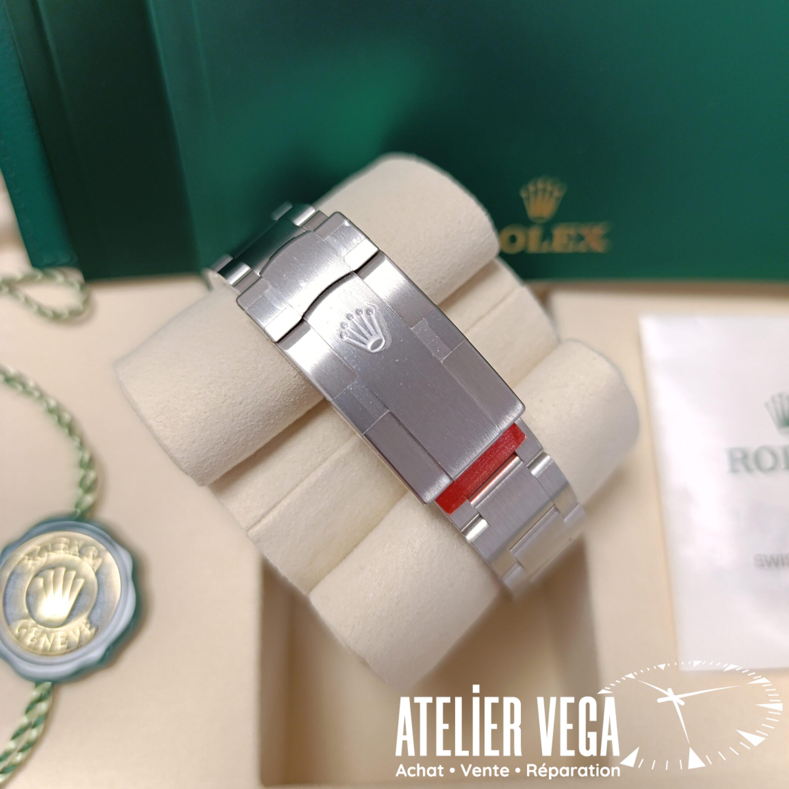 Rolex Oyster Perpetual 34mm Med Blue – Image 3