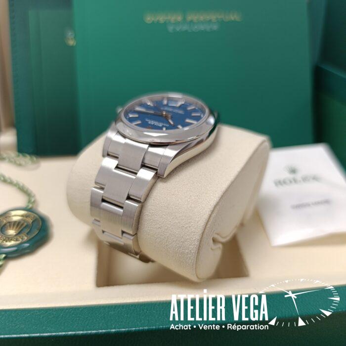 Rolex Oyster Perpetual 34mm Med Blue – Image 7