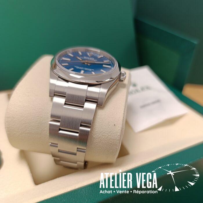 Rolex Oyster Perpetual 34mm Med Blue – Image 4