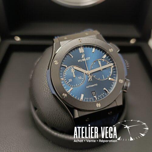 Hublot Classic Fusion 45mm Ceramic Blue Chronograph