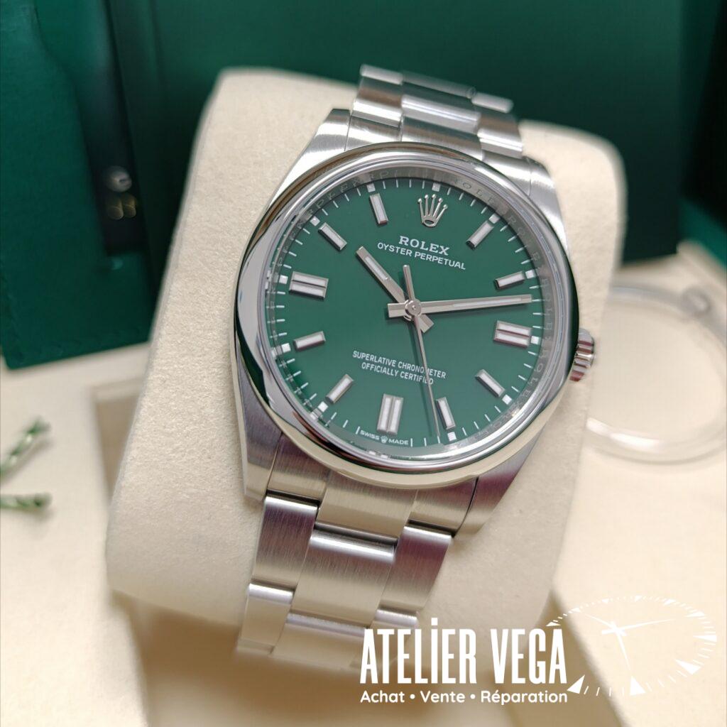 Rolex OP36mm 126000 Green Dial Full Set 2025