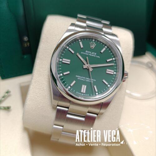 Rolex OP36mm 126000 Green Dial Full Set 2025