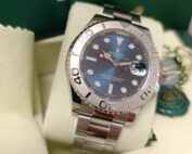 Rolex Yacht-Master 116622, cadran bleu, full set de 2015 en très bon état