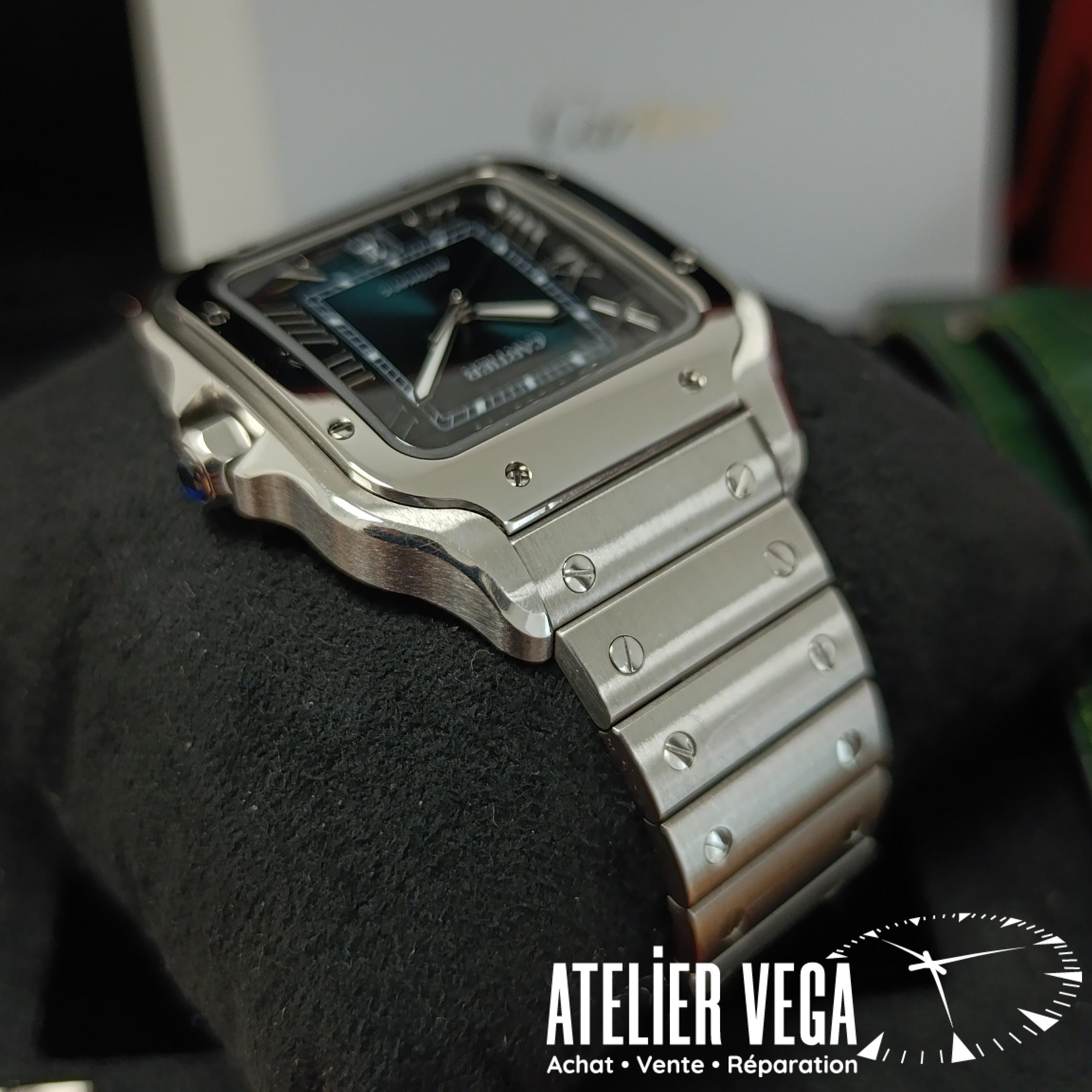 Santos de Cartier Grand Modèle Cadran Vert – Image 7