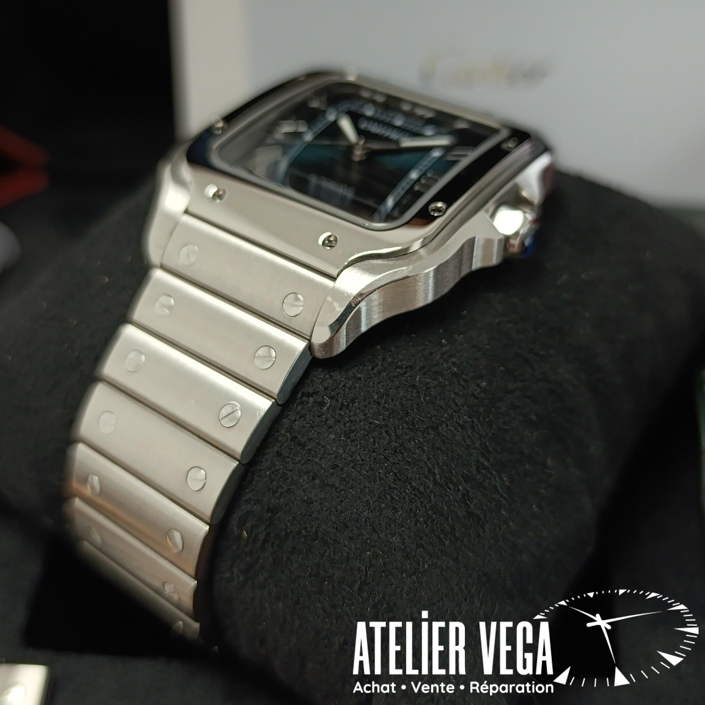 Santos de Cartier Grand Modèle Cadran Vert – Image 5