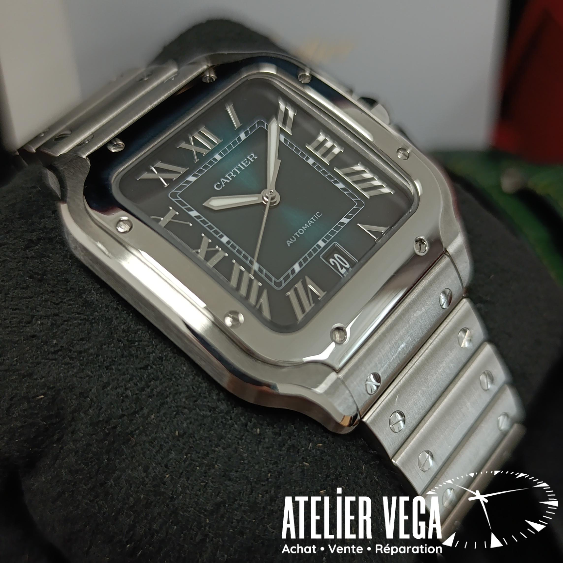 Santos de Cartier Grand Modèle Cadran Vert – Image 4