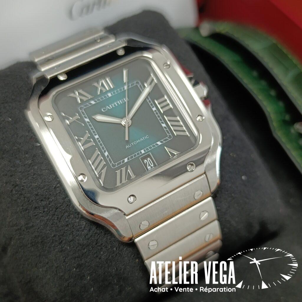Cartier Santos Grand Modele Cadran Vert de 2023