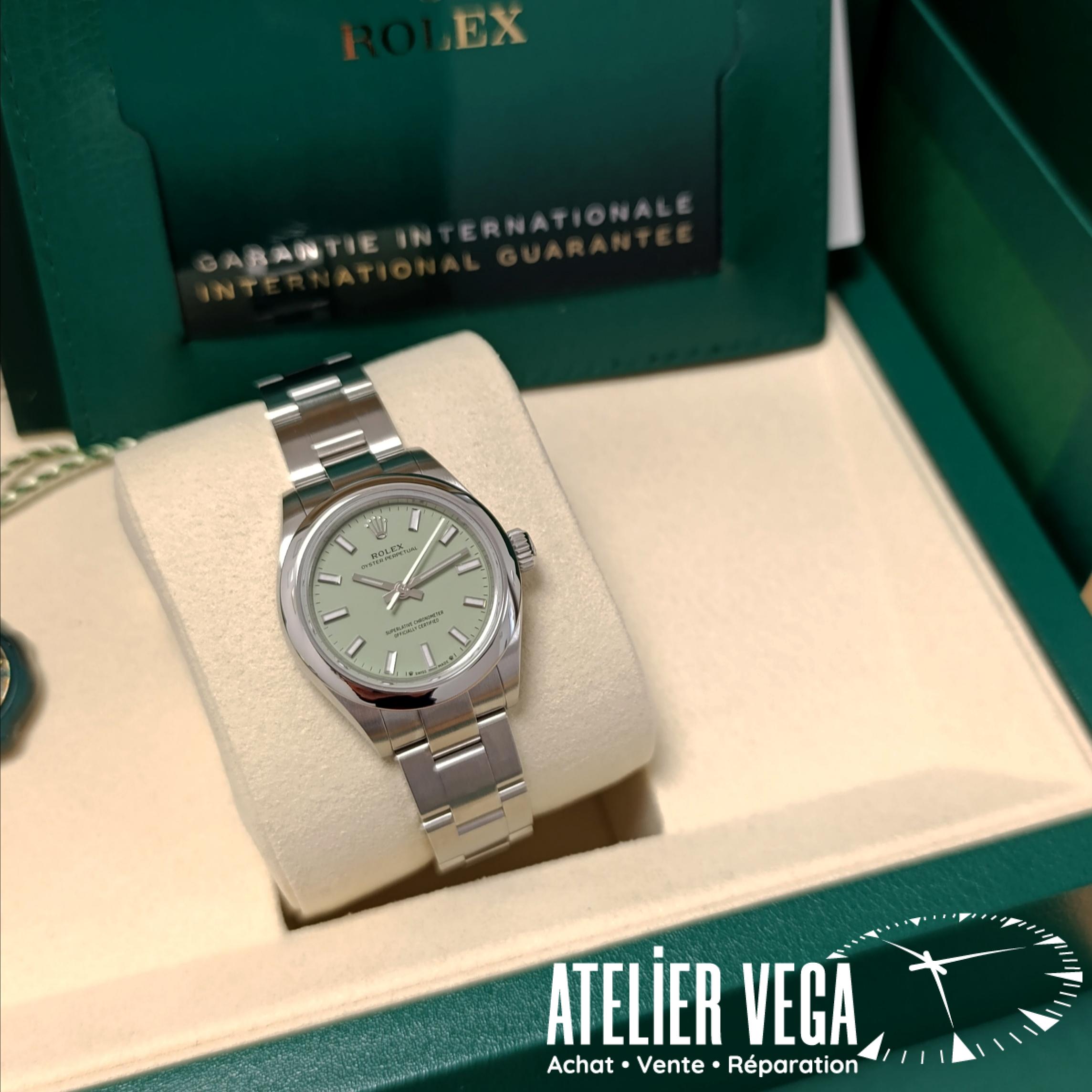Rolex Oyster Perpetual 28mm Pistachio – Image 7