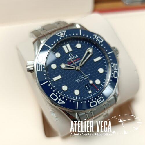 Omega Seamaster Diver Blue de 2022 En très bon état Full set