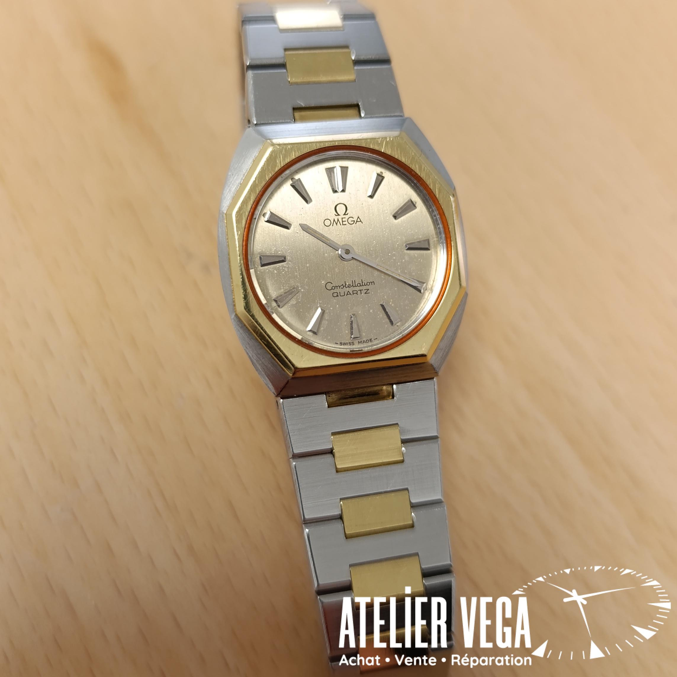 Omega Constellation Octogonale 26mm Or & Acier Vintage