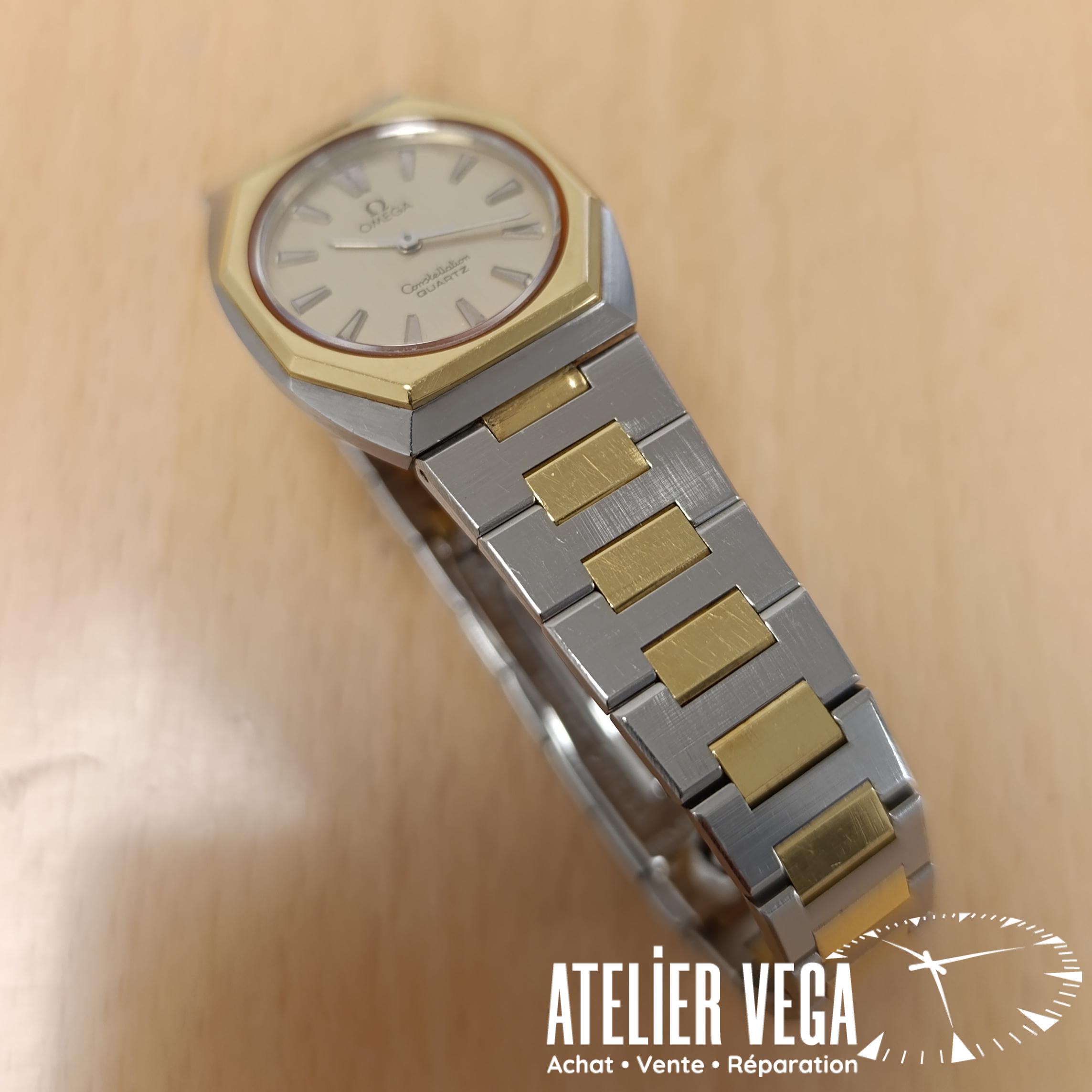 Omega Constellation Octogonale 26mm Or & Acier – Image 3