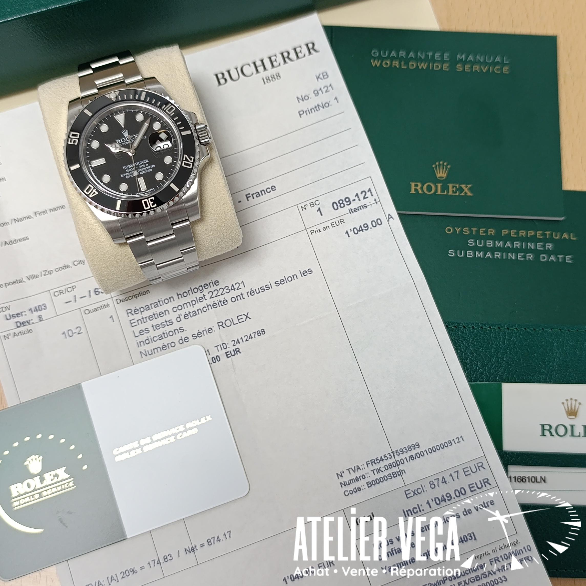 Rolex Submariner 116610LN de 2015 – Image 9