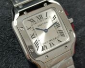 Santos de Cartier Petit Modèle Cadran Silver Mouvement Quartz Full Set de 2026