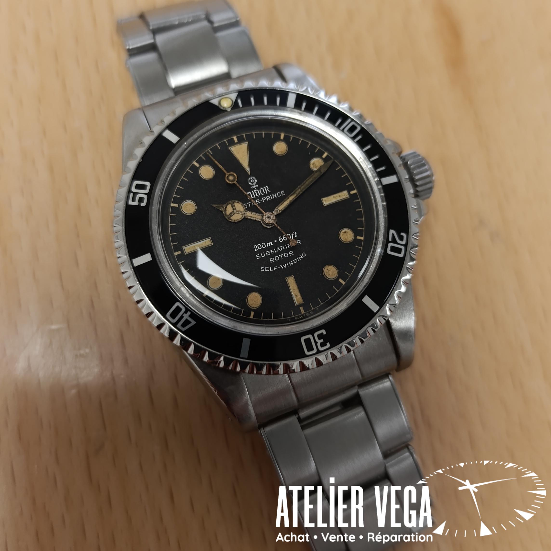 Tudor Submariner 7928 de 1964, montre uniquement, service complet en 2025