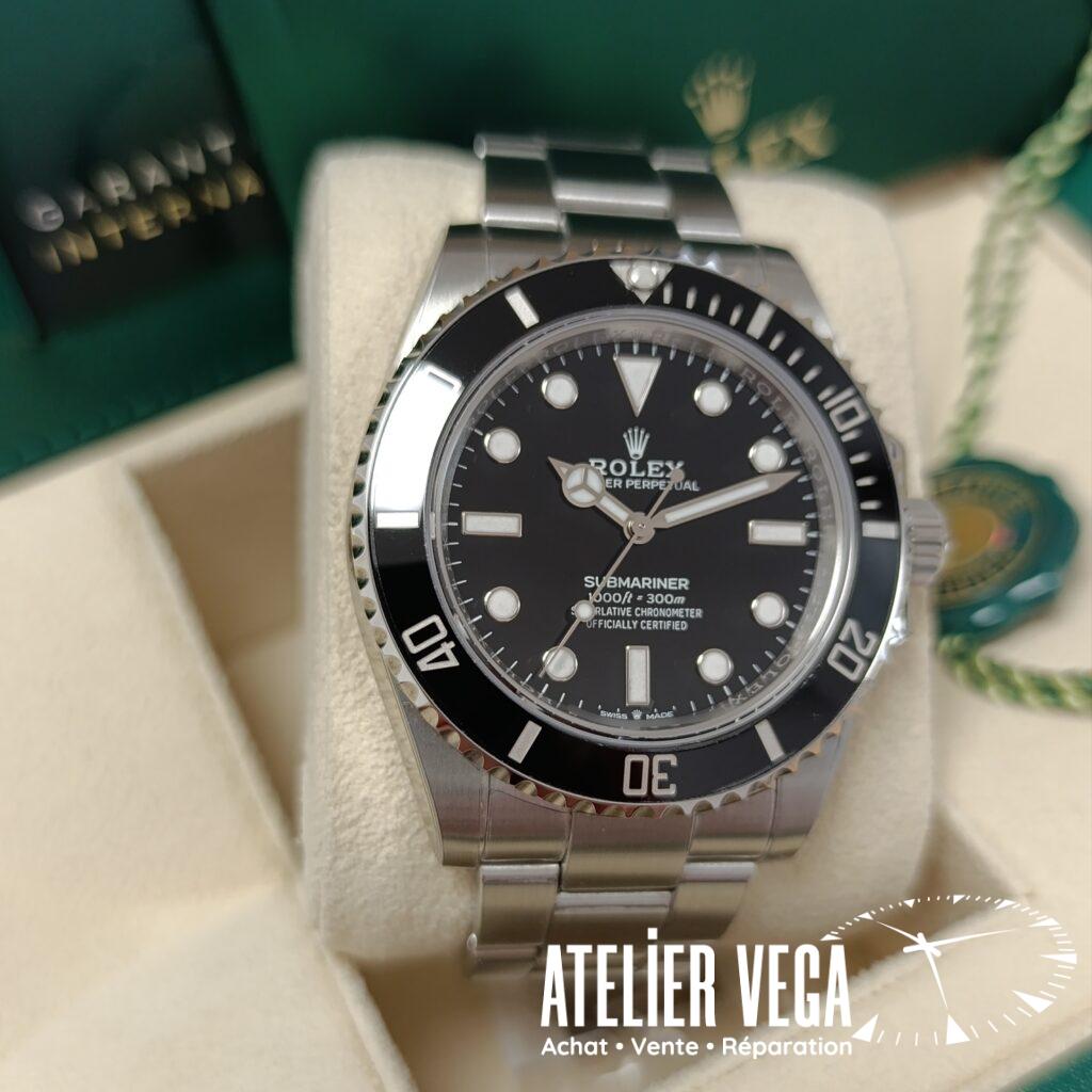 Rolex Submariner 124060 de 2024, état neuf, full set