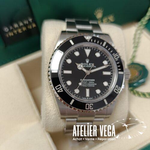 Rolex Submariner 124060 de 2024, état neuf, full set
