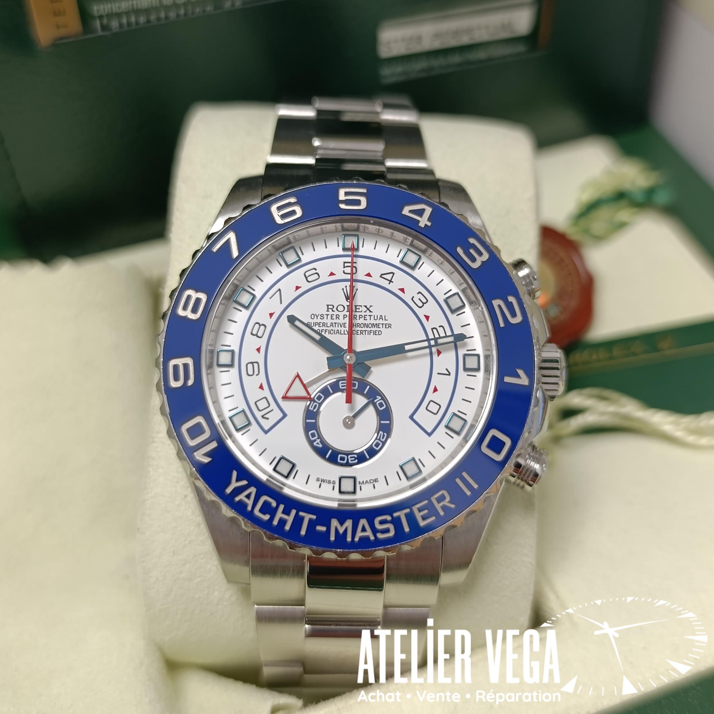 Rolex Yacht-Master 116680 de 2013, acier 44mm, full set