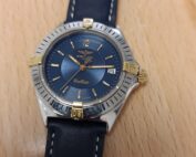 Breitling Callisto B75045 Vintage 34mm cadran bleu