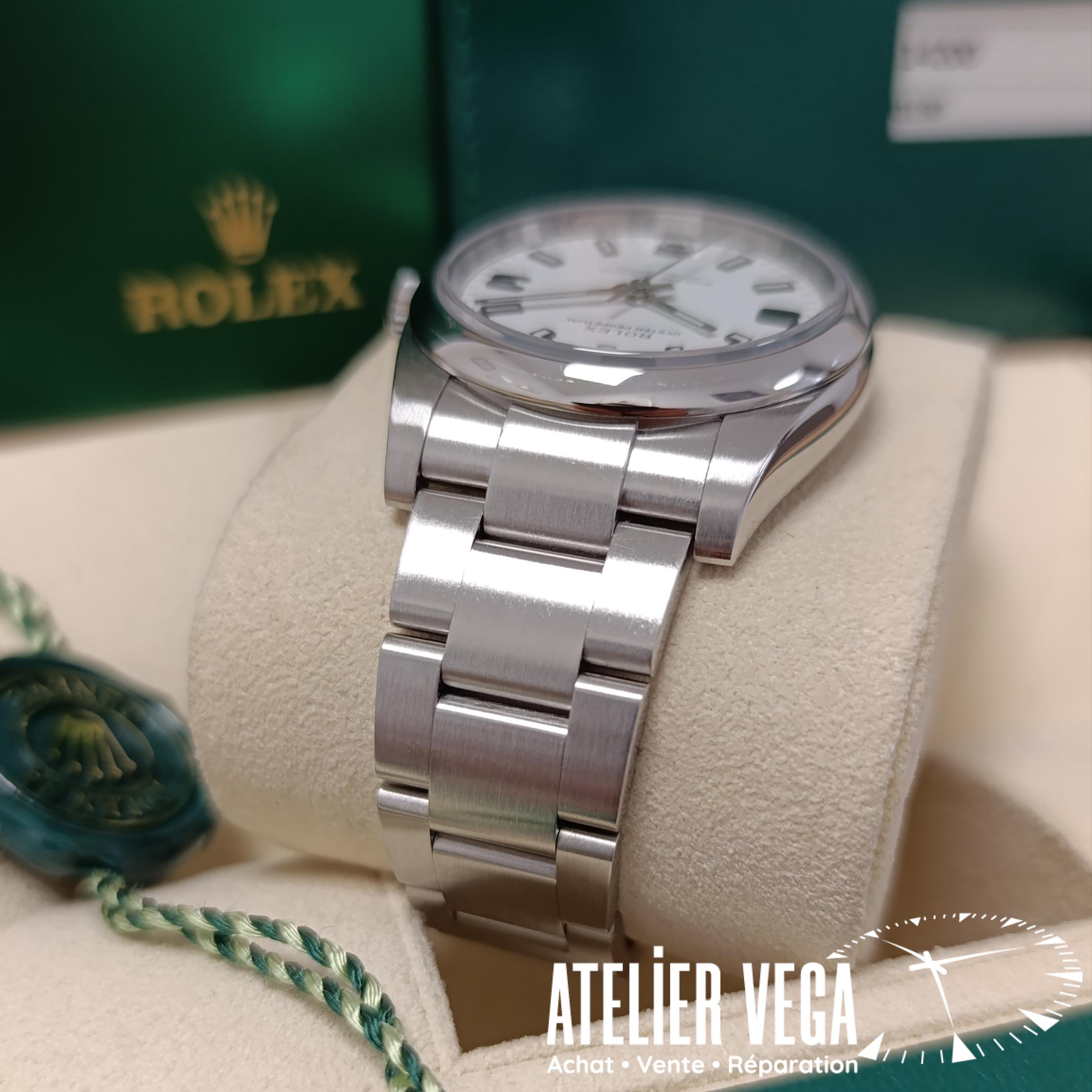 Rolex Oyster Perpertual 34 White de 2016 – Image 6