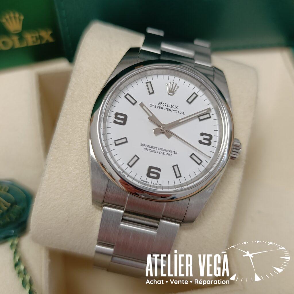 Rolex Oyster Perpetual 34 White Ref 114200 de 2016