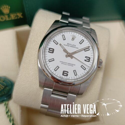 Rolex Oyster Perpetual 34 White Ref 114200 de 2016