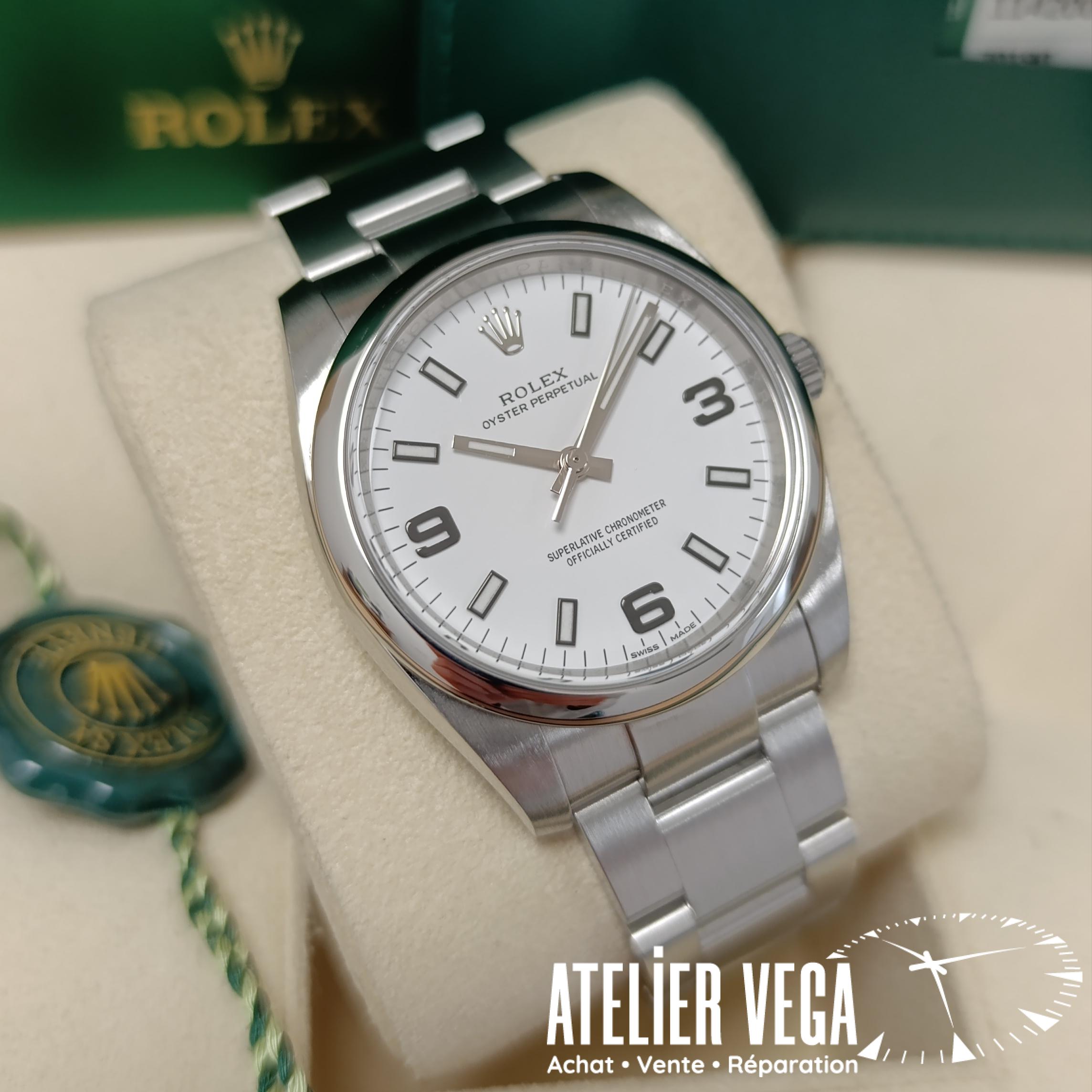 Rolex Oyster Perpertual 34 White de 2016 – Image 2
