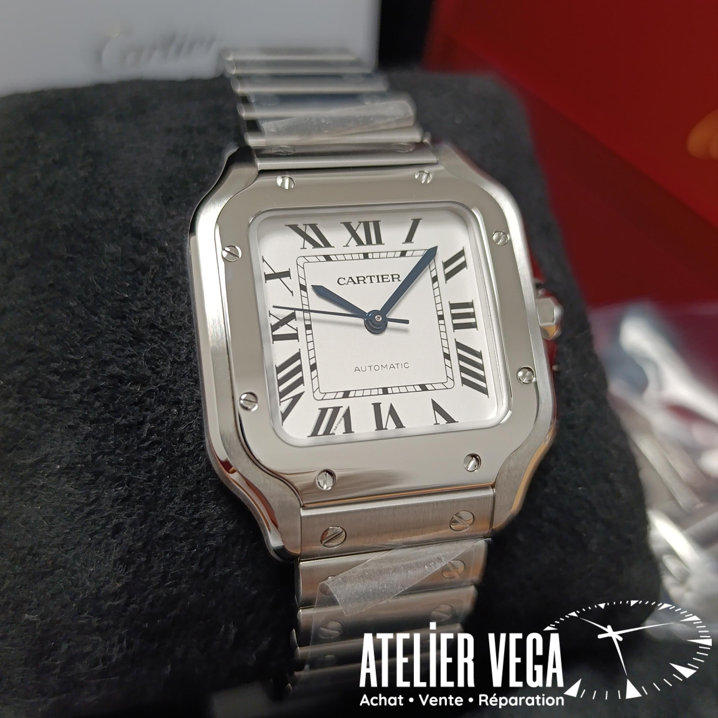 Santos de Cartier Moyen Modèle de 2026 full set jamais portée