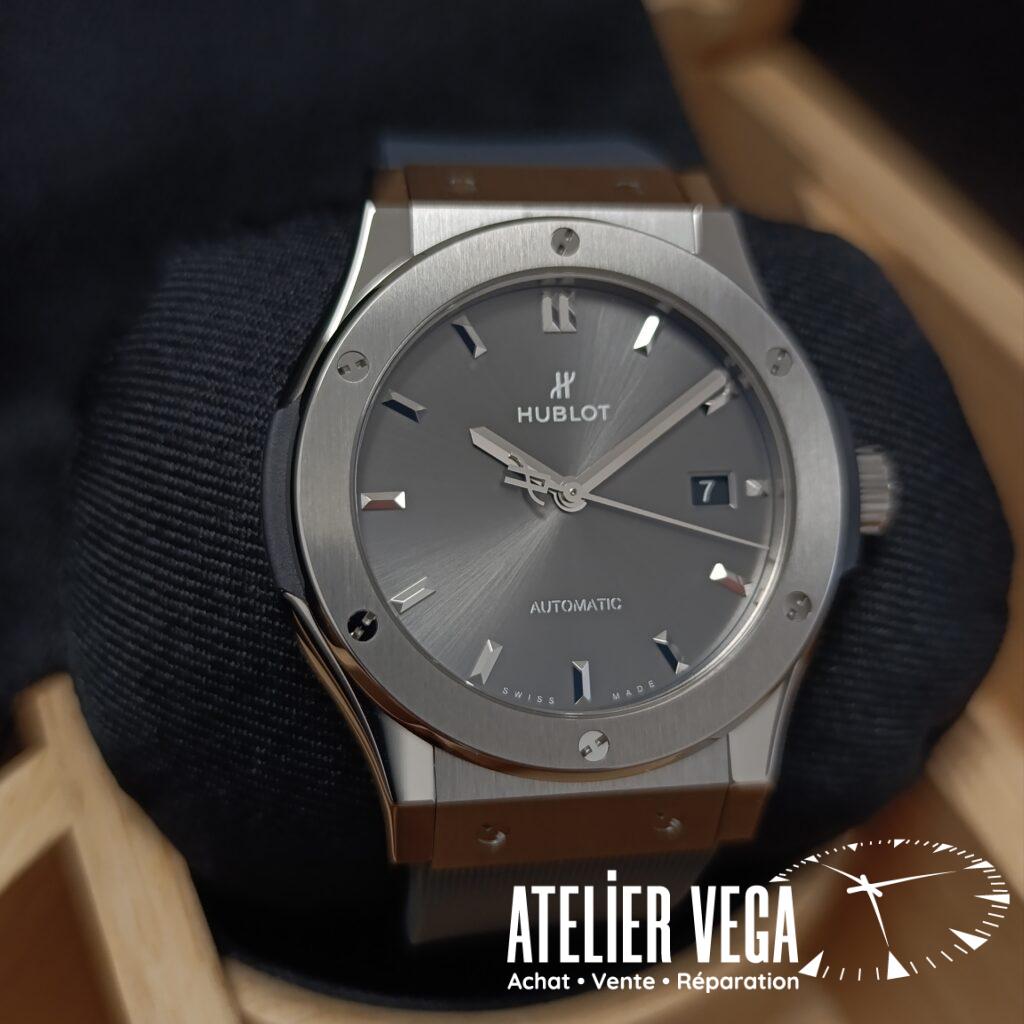 Hublot Classic Fusion Racing Grey Titanium 42mm de 2026, jamais portée