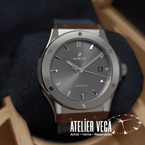 Hublot Classic Fusion Racing Grey Titanium 42mm de 2026, jamais portée