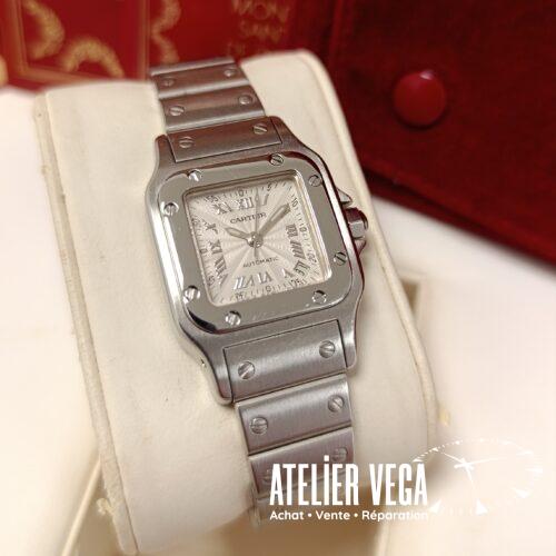 Cartier Santos Galbée 2423 de 1990 avec papiers et boites d'origine