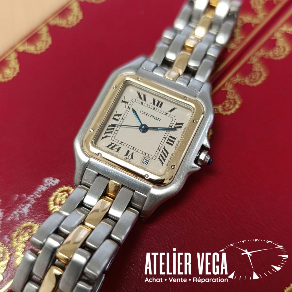 Cartier Panthere Or Acier Années 1990, révisée