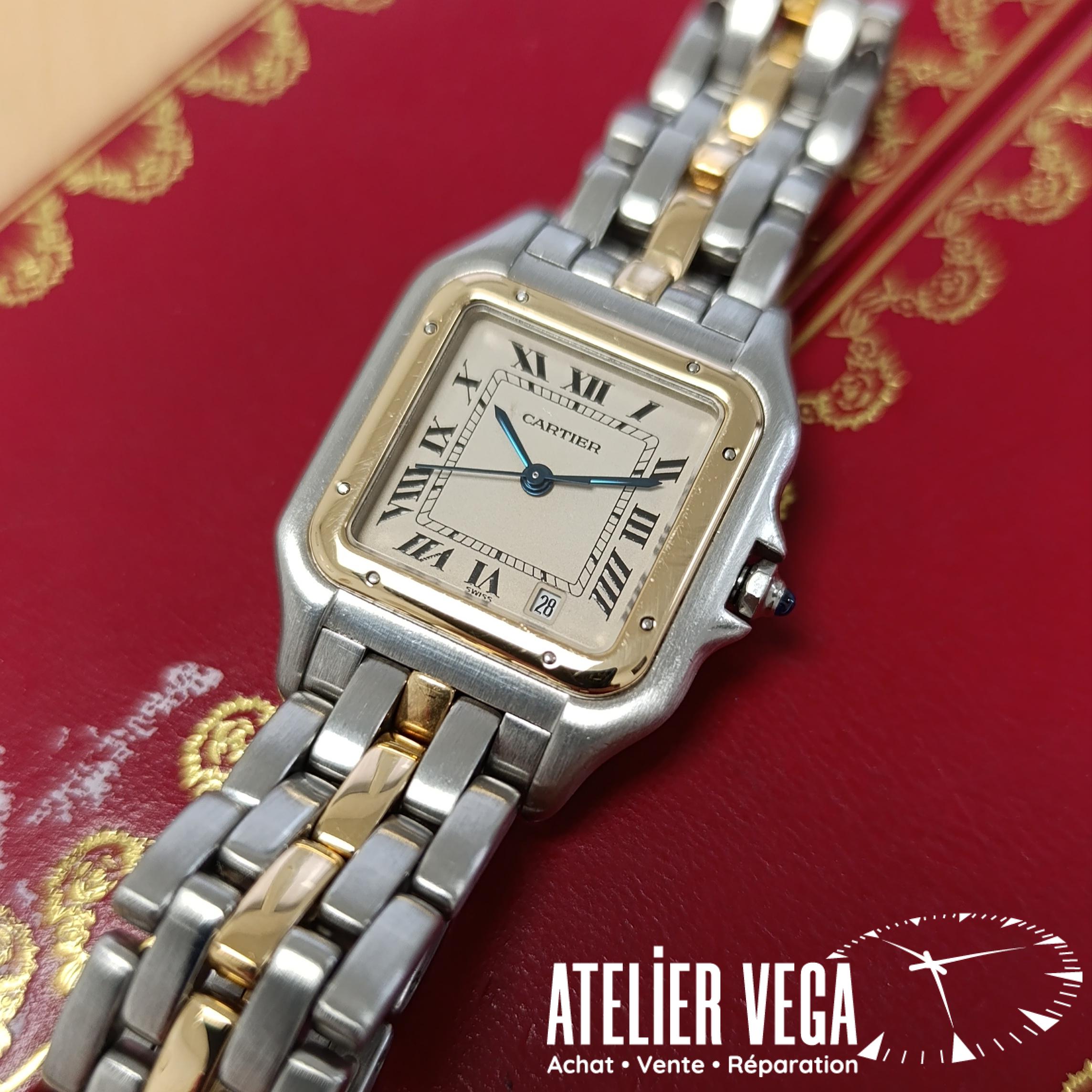 Cartier Panthere Or Acier Années 1990, révisée