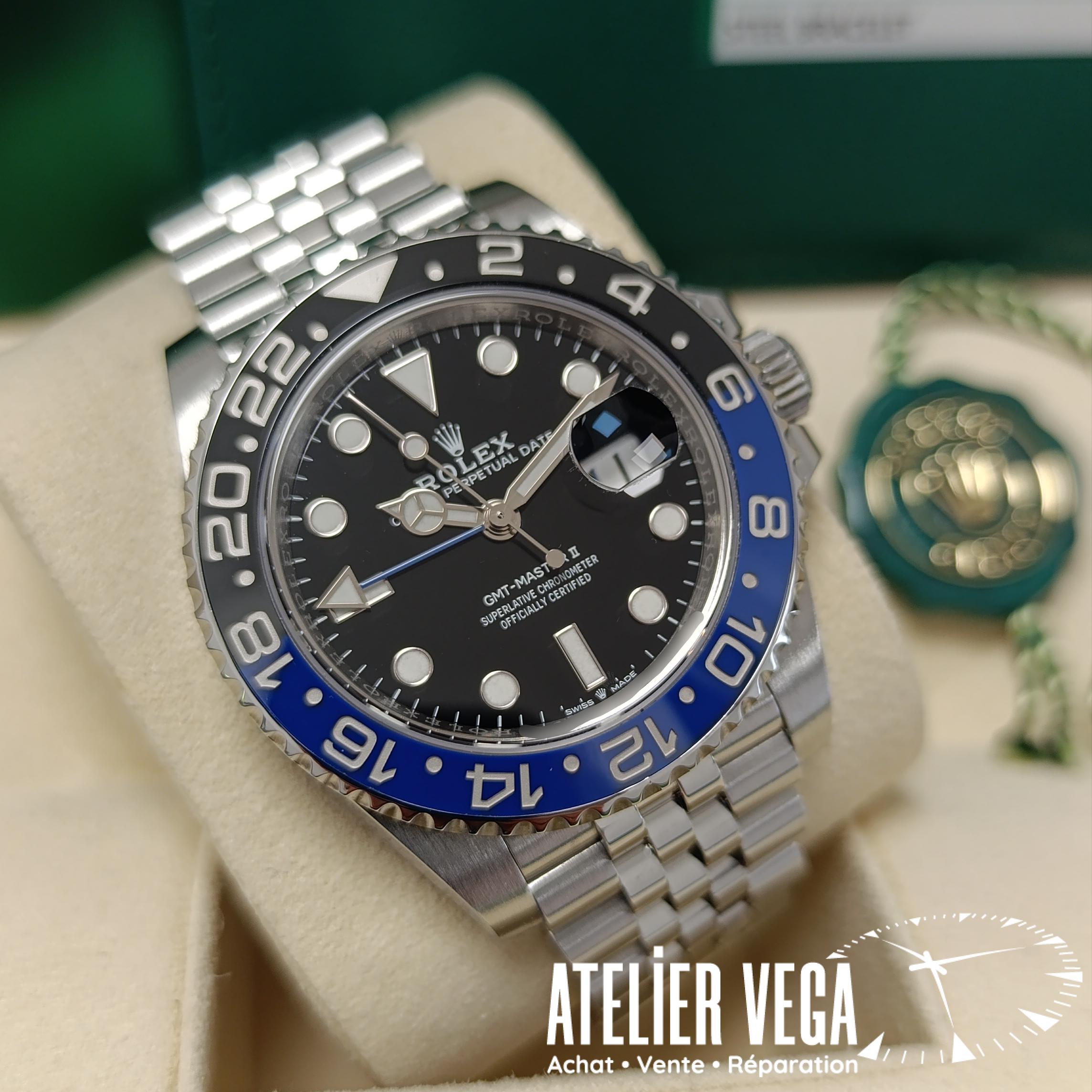 Rolex GMT Master "Batgirl" 126710BLNR de 2019, full set
