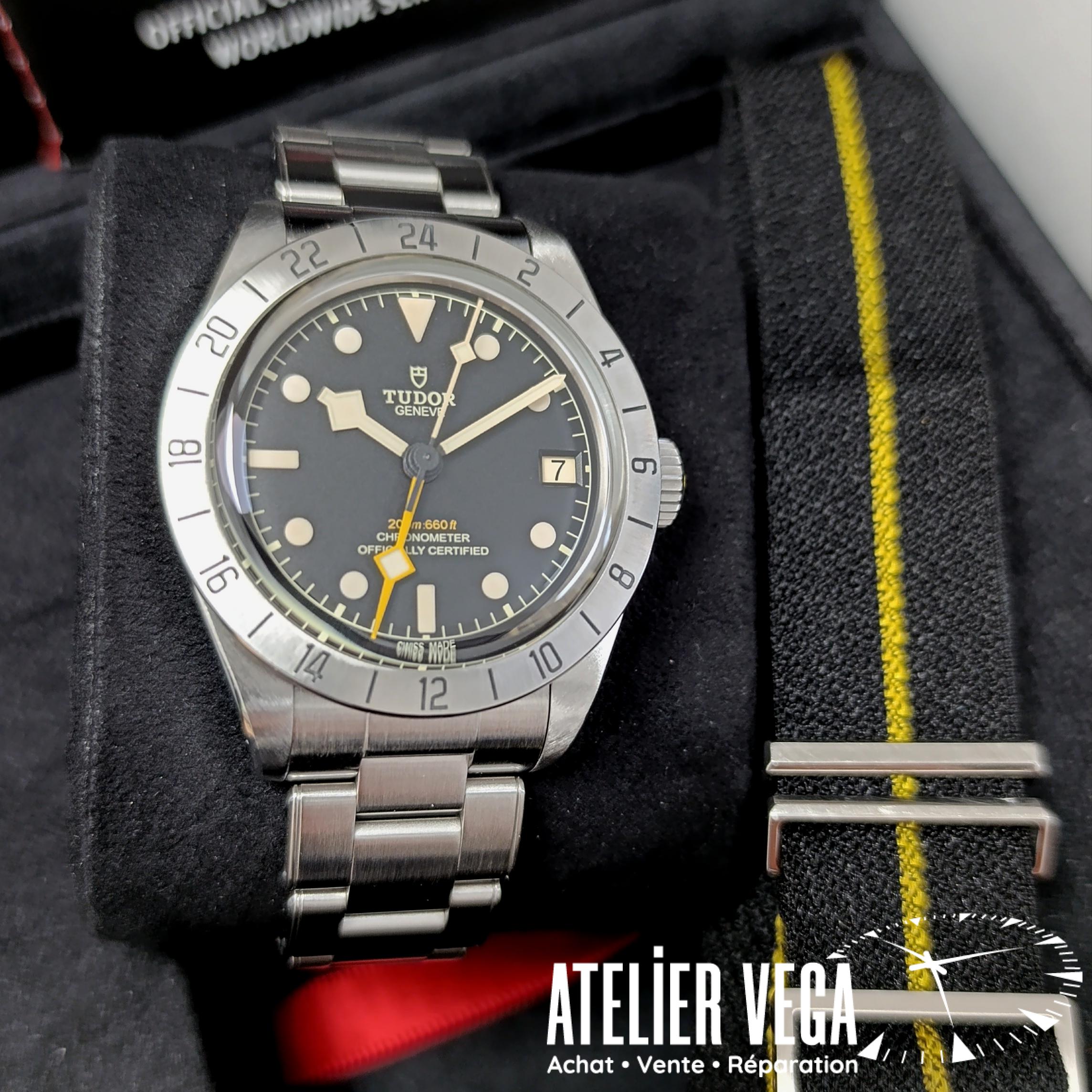 Tudor Black Bay Pro 79470 de 2022, 39mm, full set en très bon état