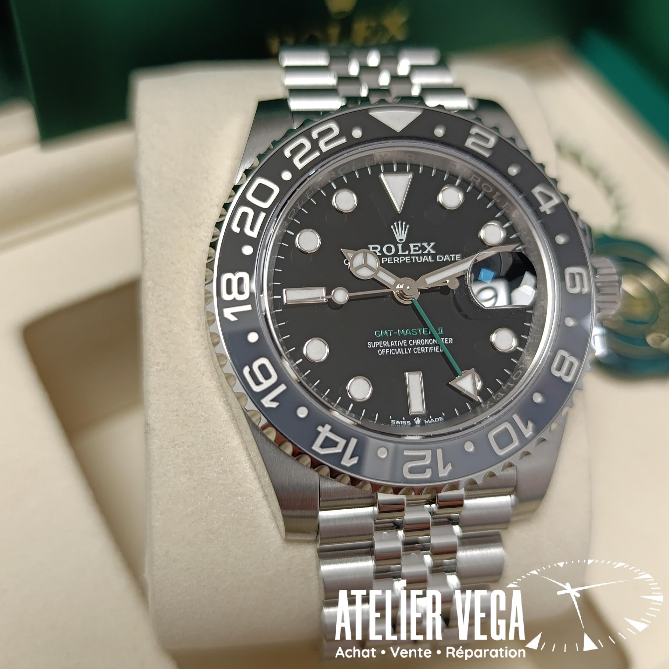 Rolex GMT Bruce Wayne 126710GRNR de 2026, jamais portée, full set