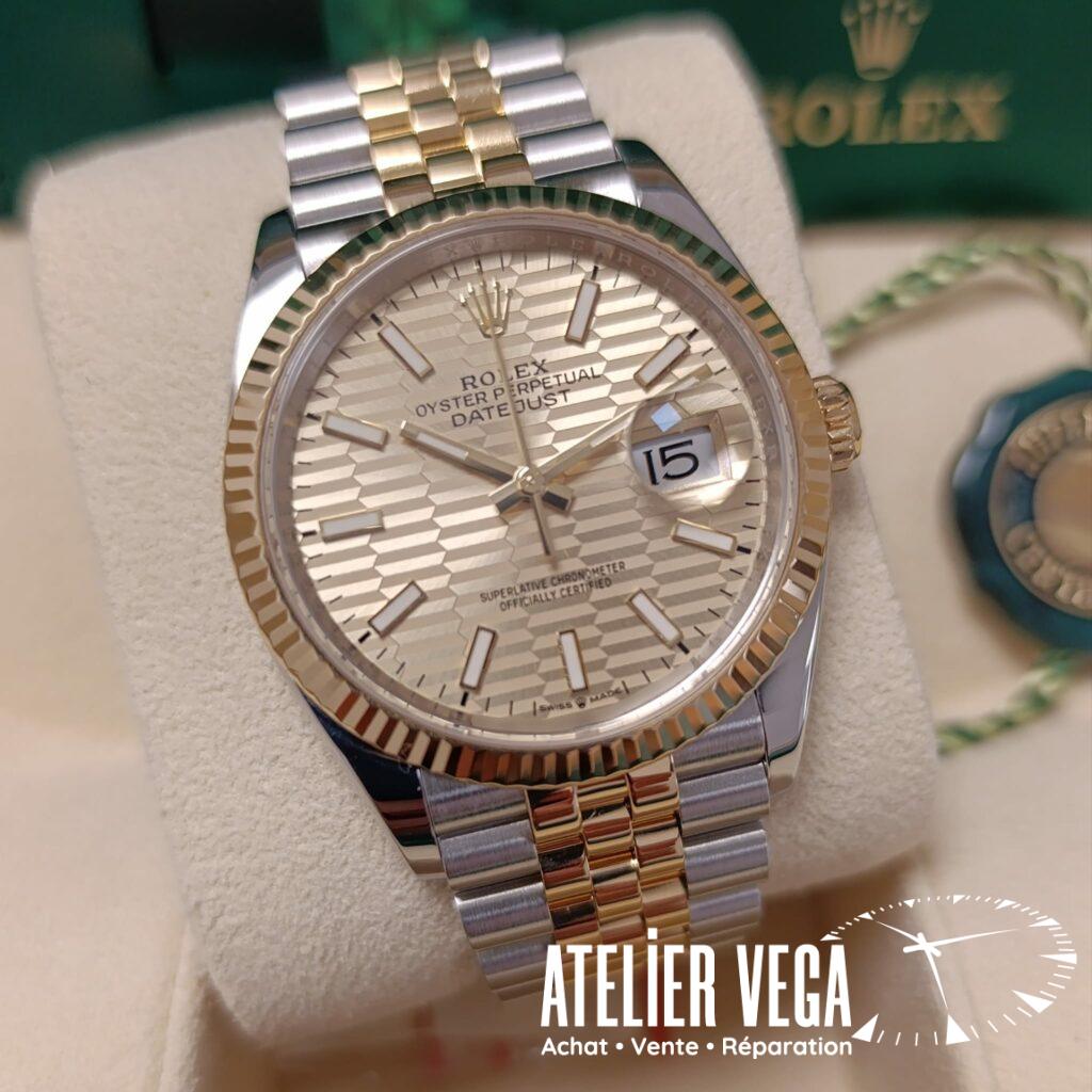 Rolex DateJust 36mm 126233 Or & Acier de 2023 Cadran Champagne